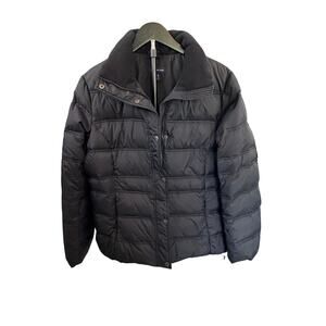 Cozy Lands' End Petite Puffer Jacket - Size P 12/14